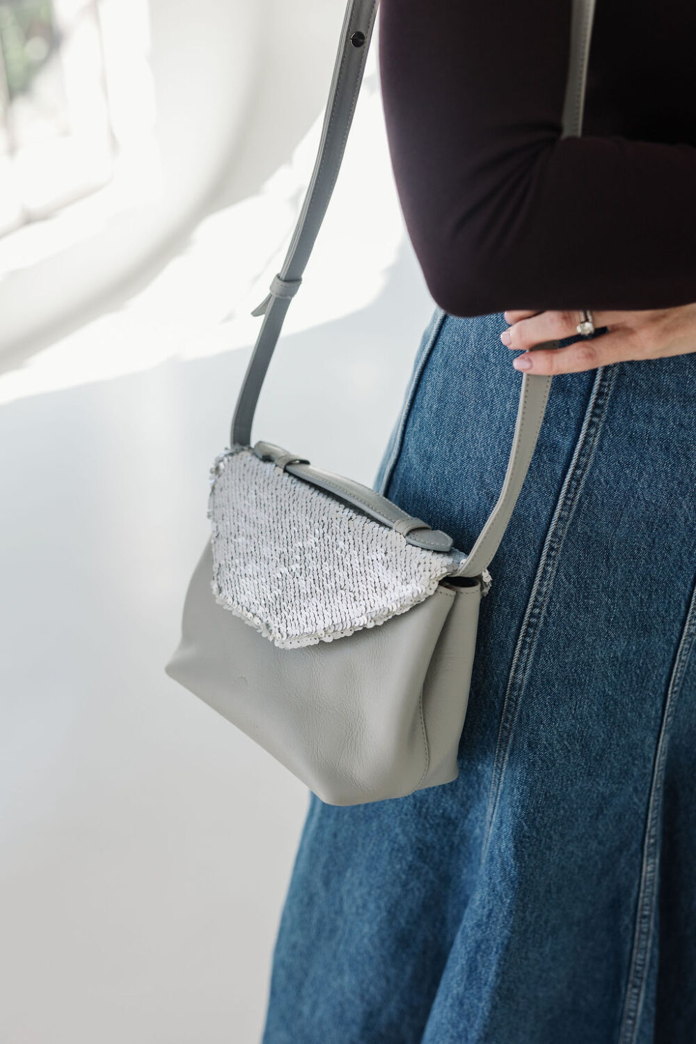The Brunch Bag | Silver Bling
