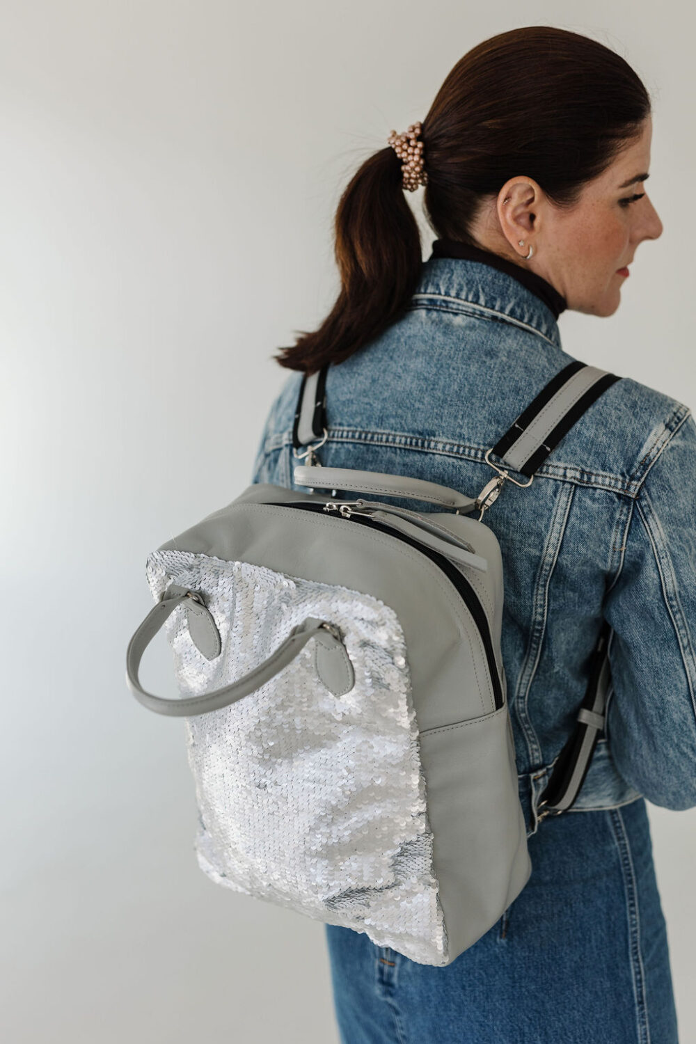 The City Bag | Silver Bling - Image 8